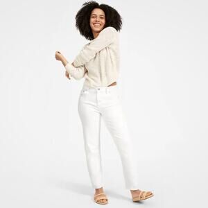 Everlane The Summer Straight Leg Jean Bone White Women's Size 27